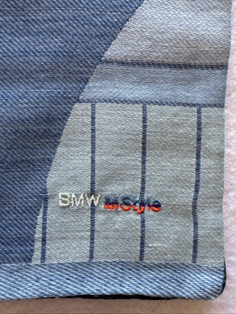 BMW Vintage M Style Silk Wool Scarf Germany